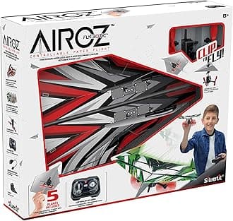 FLYBOTIC Remote Controlled Aircraft - Radio Controlled Paper Plane with Powerful Twin Motors - suitable for kids ages 8+