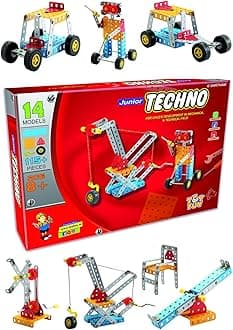 SARTHAM Kids Metal Construction Based Educational Toy/ Dhoom Bike, Age 6+ (Multicolour) (Junior Techno)