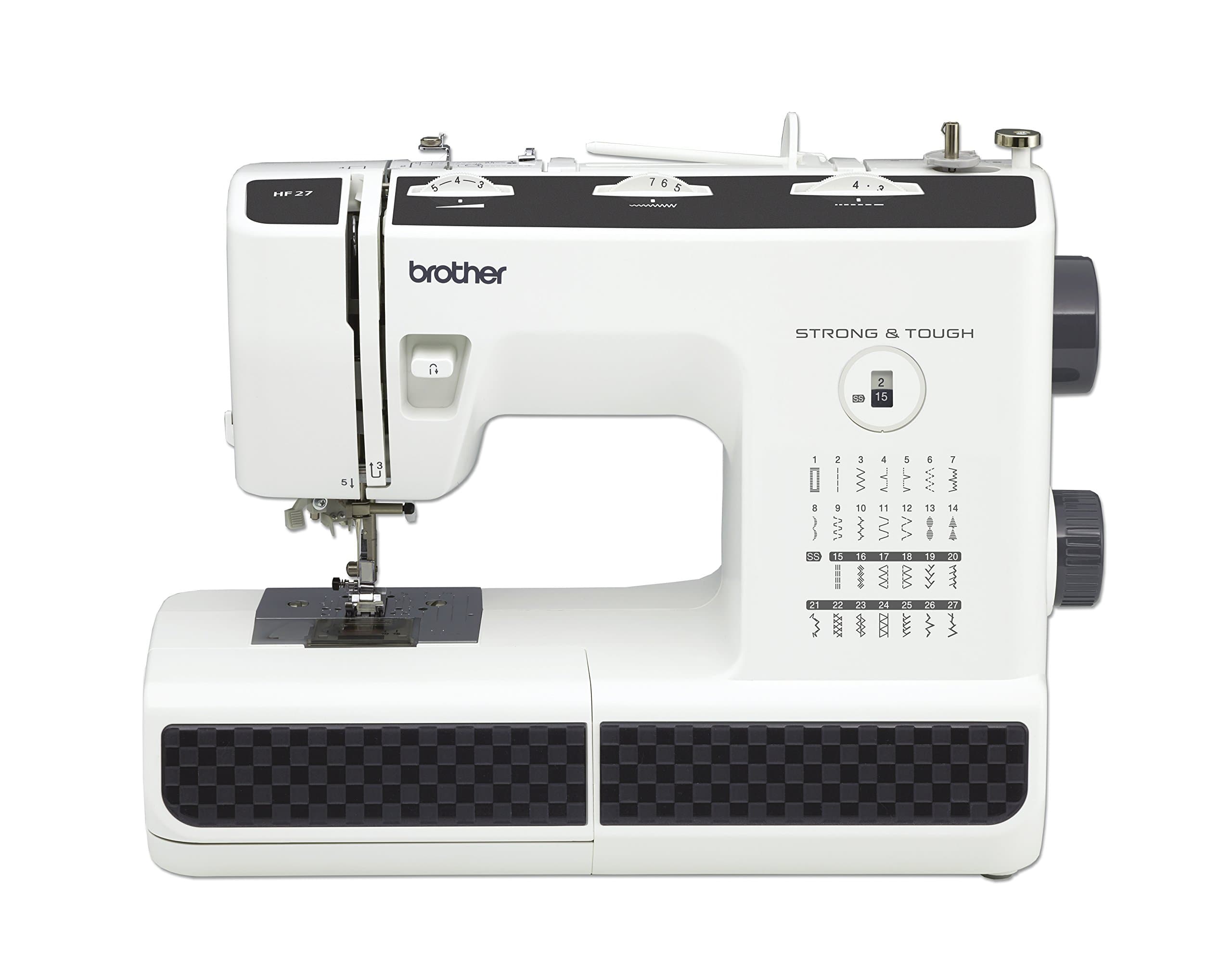 HF27 Strong & Tough, Heavy Duty Electronic Sewing Machine,48 x 25.80 x 37.50 cm, Multicolor