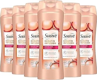 Suave Shampoo Keratin Infusion Color Care 12.6oz (6 Pack)