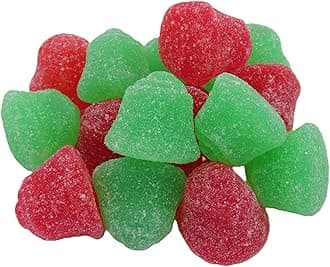 Beulah's Christmas Jelly Bells, 1 Pound Package, 55 Pieces of Candy