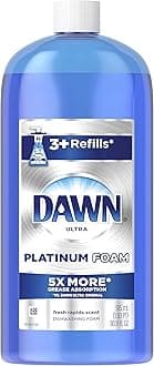 Dawn Ultra Platinum Foam Dishwashing Foam, Fresh Rapids Scent, 30.9 fl oz (Packaging May Vary)