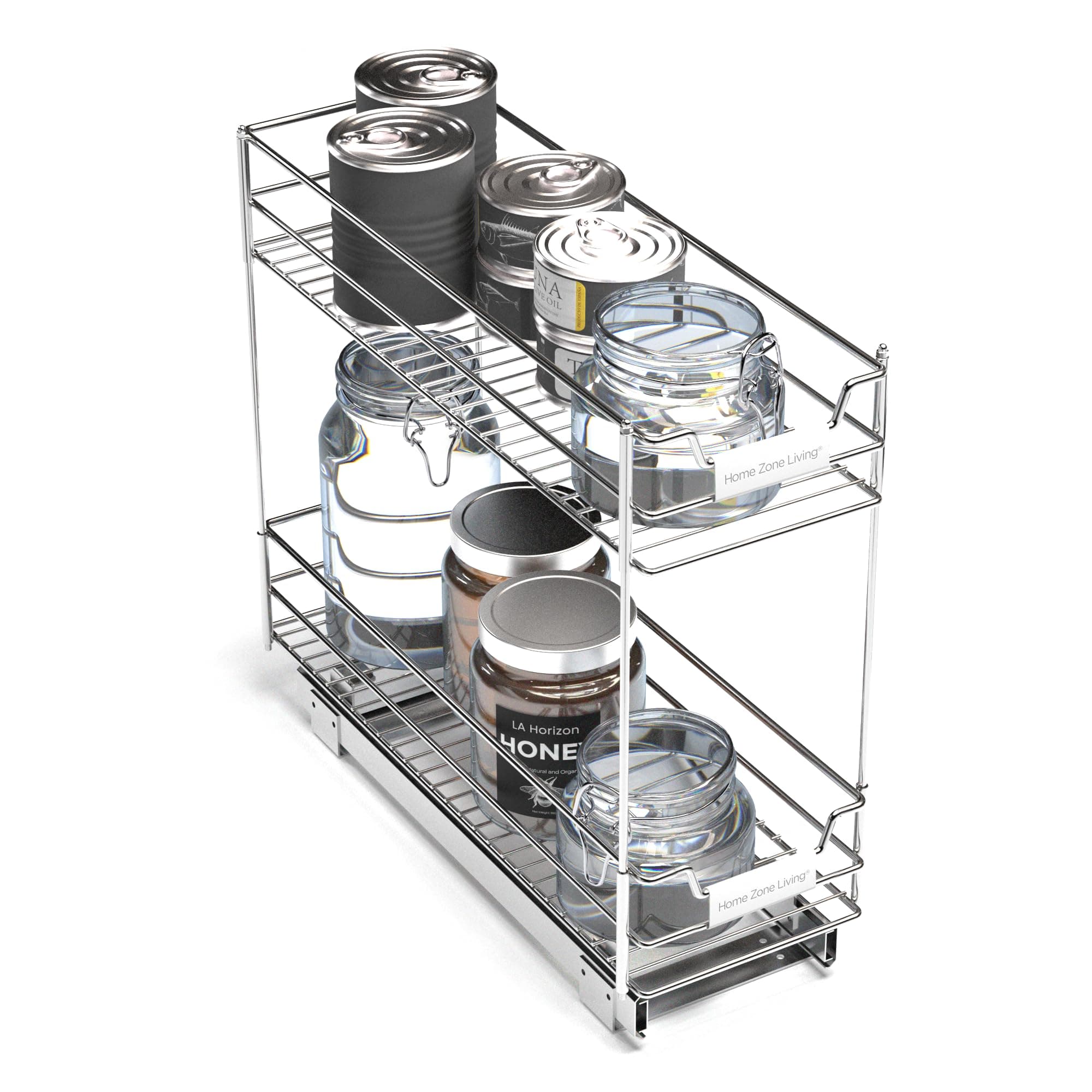 7" Width Pull Out Cabinet Organizer