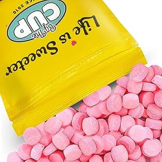 By The Cup Pink Wintergreen Mints 24 oz Bulk Bag