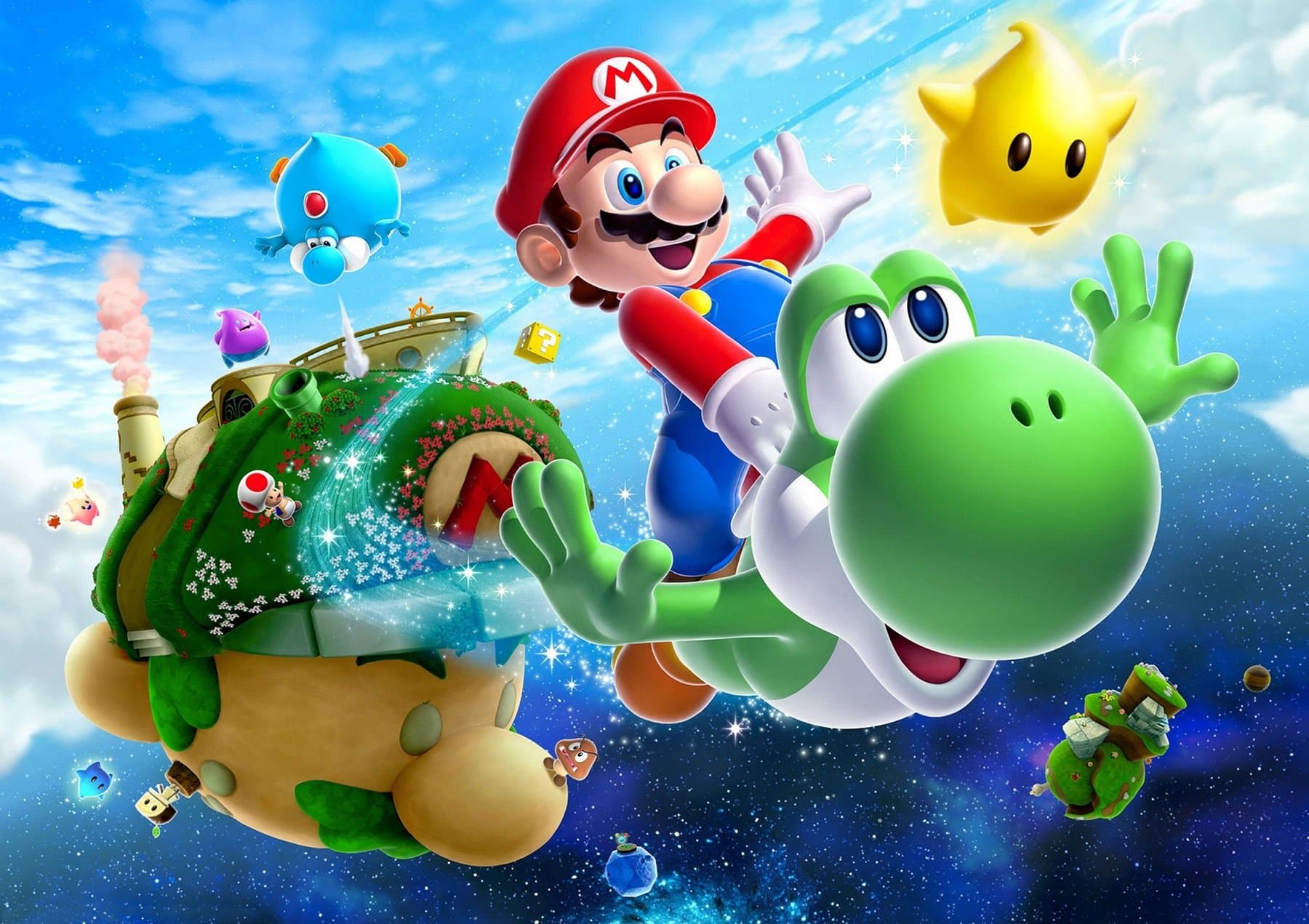Super Mario Galaxy 2 Poster