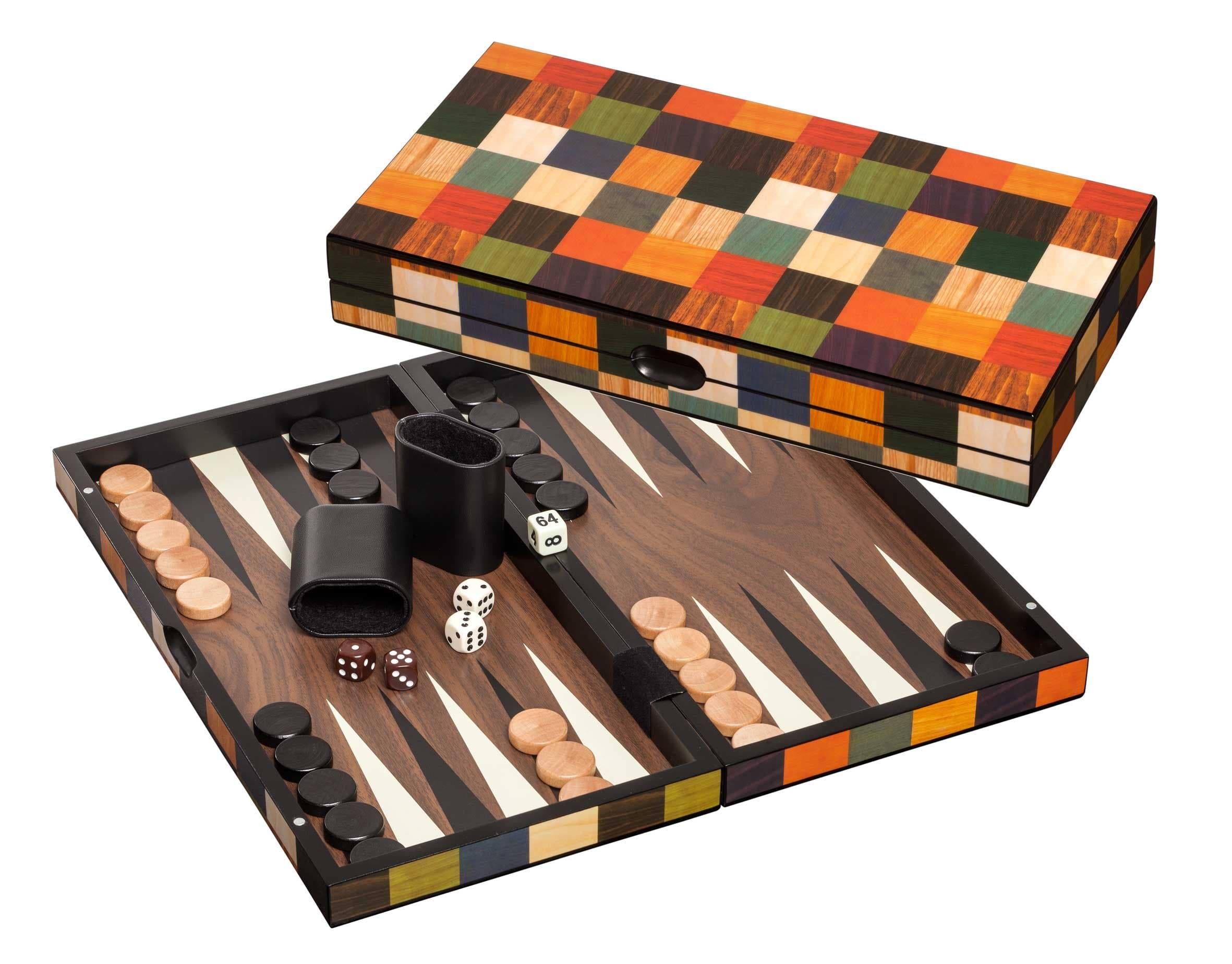 Philos 1168 Backgammon Fourni, Medium, Multicolour