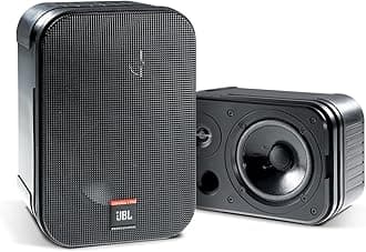 Professional C1PRO High Performance 2-Way, 150 Watt 5.25” Compact, Passive, Satellite, Bookshelf Speakers, Home Theater, Desktop, Stereo, Studio, Black, Sold as Pair.