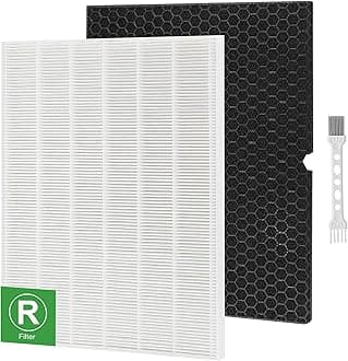 116130 Filter H Replacement for Winix 5500-2 Air Purifier and Models AM80-2, Includes 1 Pack Ture Filters and 1 Pack Activated Carbon Pre-filters (1 Sets)