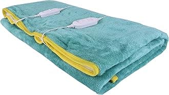 cozyland Premium Shock Proof and Heating Electric Double Bed Warmer (Green) (60 x 60) Inch