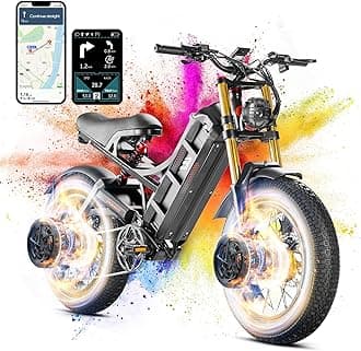 eAhora Romeo Pro II/Romeo Pro(2024 Newest)3000W/1200W Electirc Bike for Adults 52/48V 60Ah 120+ Miles Long Range Electric Bike, 26"*4.0 Fat Tire Electric Mountain Bike Full Suspension Electric Bicycle