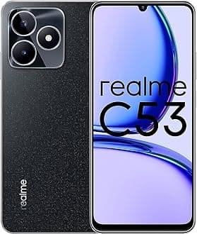 realmeC53 Dual-SIM 128GB ROM + 6GB RAM 4G (Mighty Black) - International Version