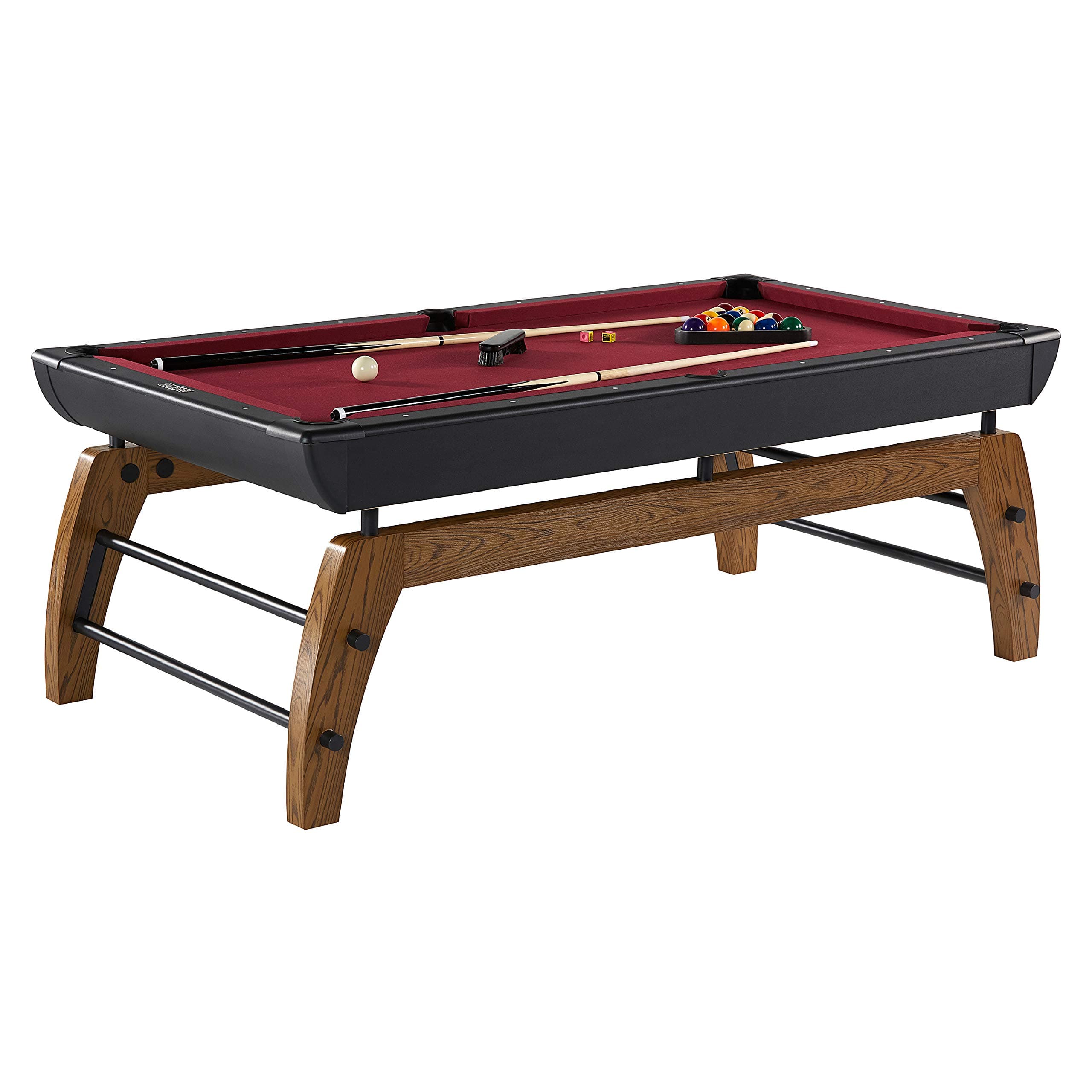 Billiard Tables Multiple Styles, Pool Tables with Preassembled Playfields and Complete Billiard Accessory Sets, Perfect for Family Game Rooms