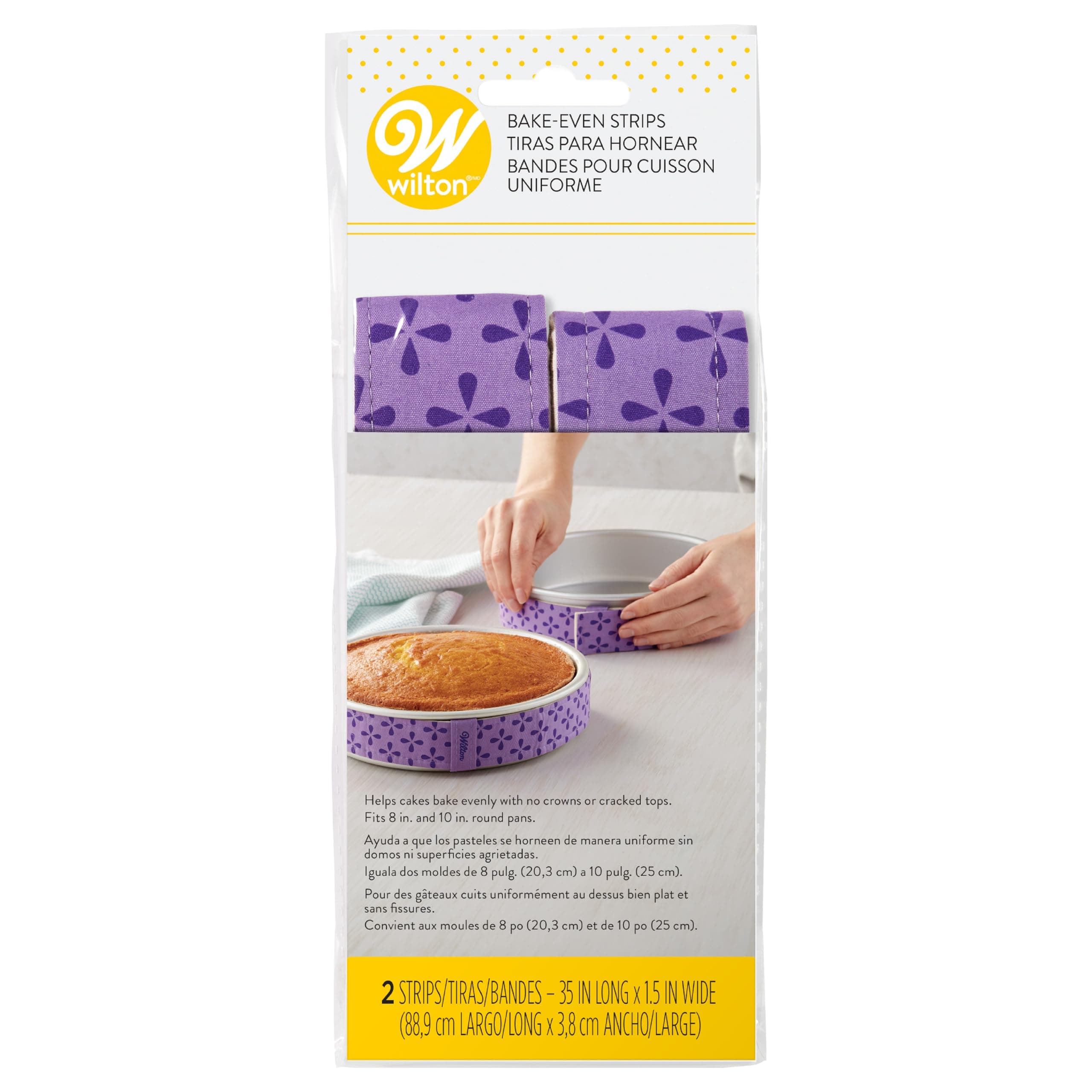 Bake-Even Cake Strips 2/Pkg-35"X1.5"