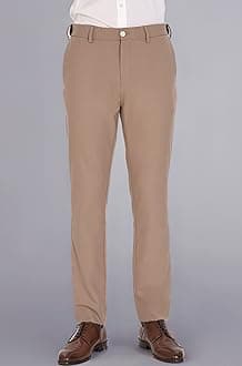 The Pant Project Luxury PV Lycra Stretchable Formal Checks Pants for Men | Stylish Slim Fit Men's Wear Trousers for Office or Party