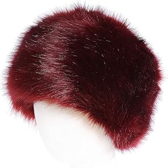 Women's Winter Faux Fur Cossak Russian Style Hat Warm Cap