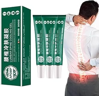 Lumbar Type Compression Gel Pack of 3, Green, Fast Acting, Back Pain Relief