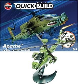 Quickbuild Boeing Apache Airplane Model Kit, Multi