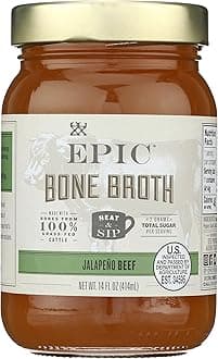 EPIC - Artisanal Bone Broth Beef Jalapeno Sea Salt - 14 fl. oz.