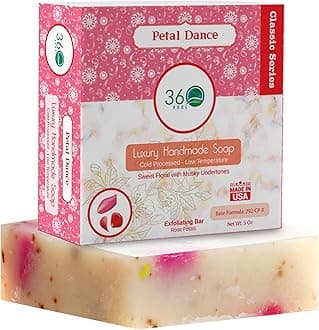 360Feel Cut Flower Soap -5oz Handmade Soap bar -Floral with undertones- Pure Essential Oil Natural Soaps Gift ready
