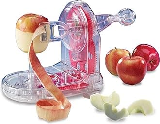 Starfrit Feature Products 93013 Pro-Apple Peeler with Bonus Core Ejector and Slicer