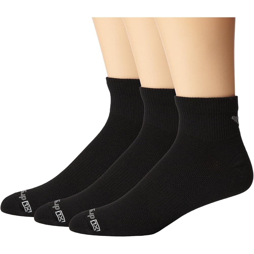 Thin Run 1/4 Crew 3-Pair Pack