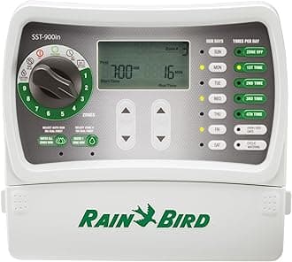 Rain Bird SST900IN Simple-to-Set Indoor Sprinkler/Irrigation System Timer/Controller, 9-Zone/Station (This New/Improved Model Replaces SST900I)