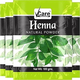 VCare Henna Natural Powder for Hair - 100 gm (Pack of 4) | Natural Conditioning & Anti-Dandruff