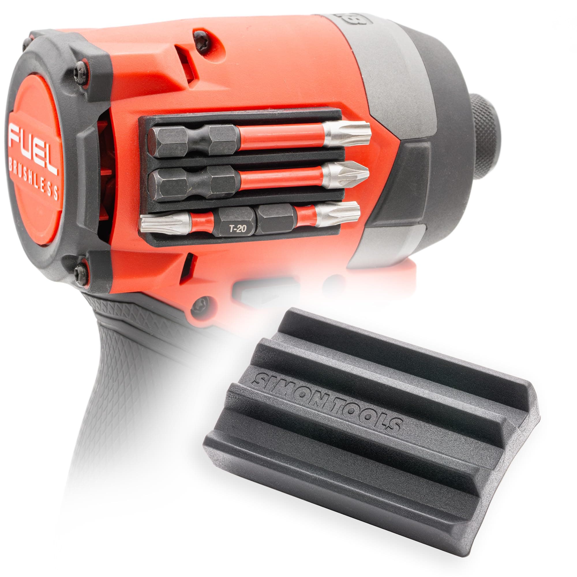 Magnetic Drill Bit Holder for Impact Drivers and Drills - Superior Hold with 3M Adhesive - Drill Accessory That Fits Most drills: Milwaukee, Dewalt, Makita, Klein, Bosch