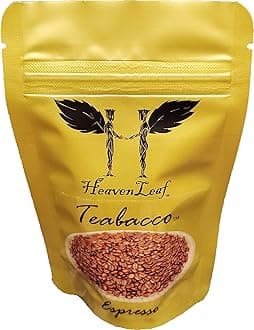 Teabacco (Choose Your Flavors) 100g, World's Best Hookah Shisha Herbal Flavors. 100% Tobacco & Nicotine Free! (Espresso)