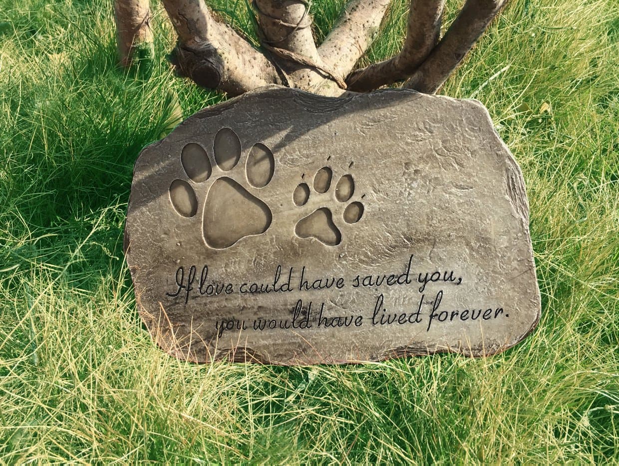Pet Memorial Stone Plaque (Irregular shape)