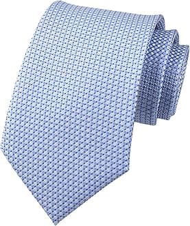 Secdtie Men's Classic Solid Color Ties Soft Business Casual Attire Suit Neckties