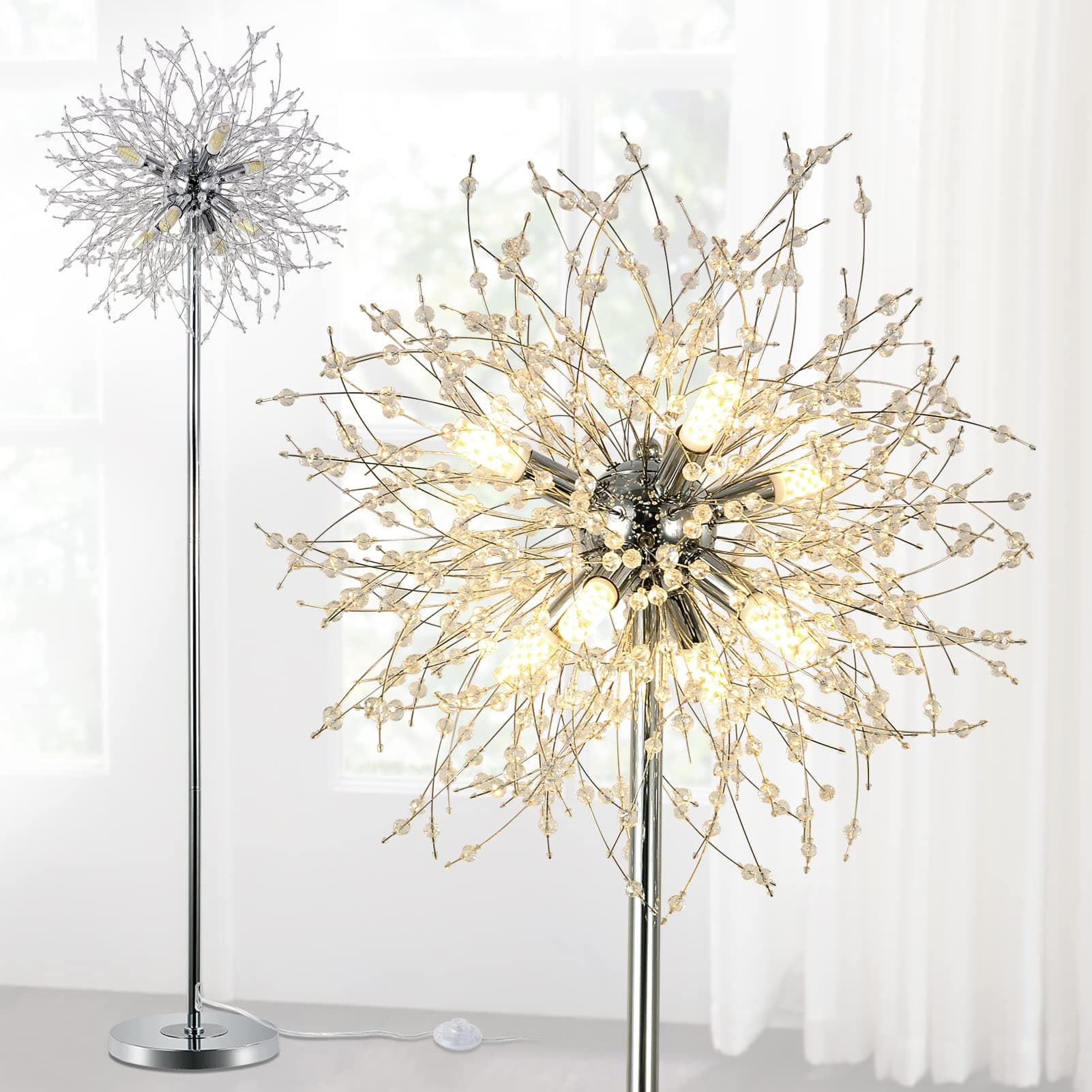Crystal Floor Lamp