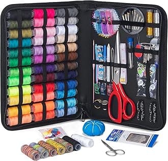 206 Pcs Premium Sewing Supplies, 41 XL Thread Spools, Anti-Scratch Durable Oxford Sewing Kit for Adults, Kids, Home & DIY
