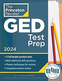 Princeton Review GED Test Prep, 2024: 2 Practice Tests + Review & Techniques + Online Features (2024) (College Test Preparation)