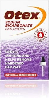 Sodium Bicarbonate Drops for Effective, Gentle Removal of Excessive, Hardened Ear Wax, 10ml