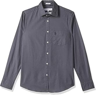 U.S. POLO ASSN.Men's Solid Regular Fit Shirt
