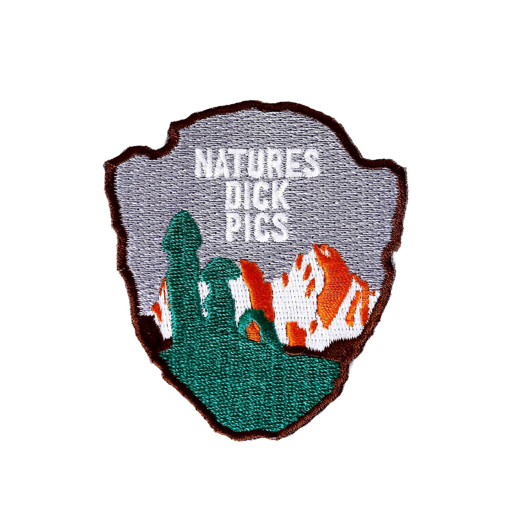 Nature's Dick Pics Funny Patch (100% Embroidered)
