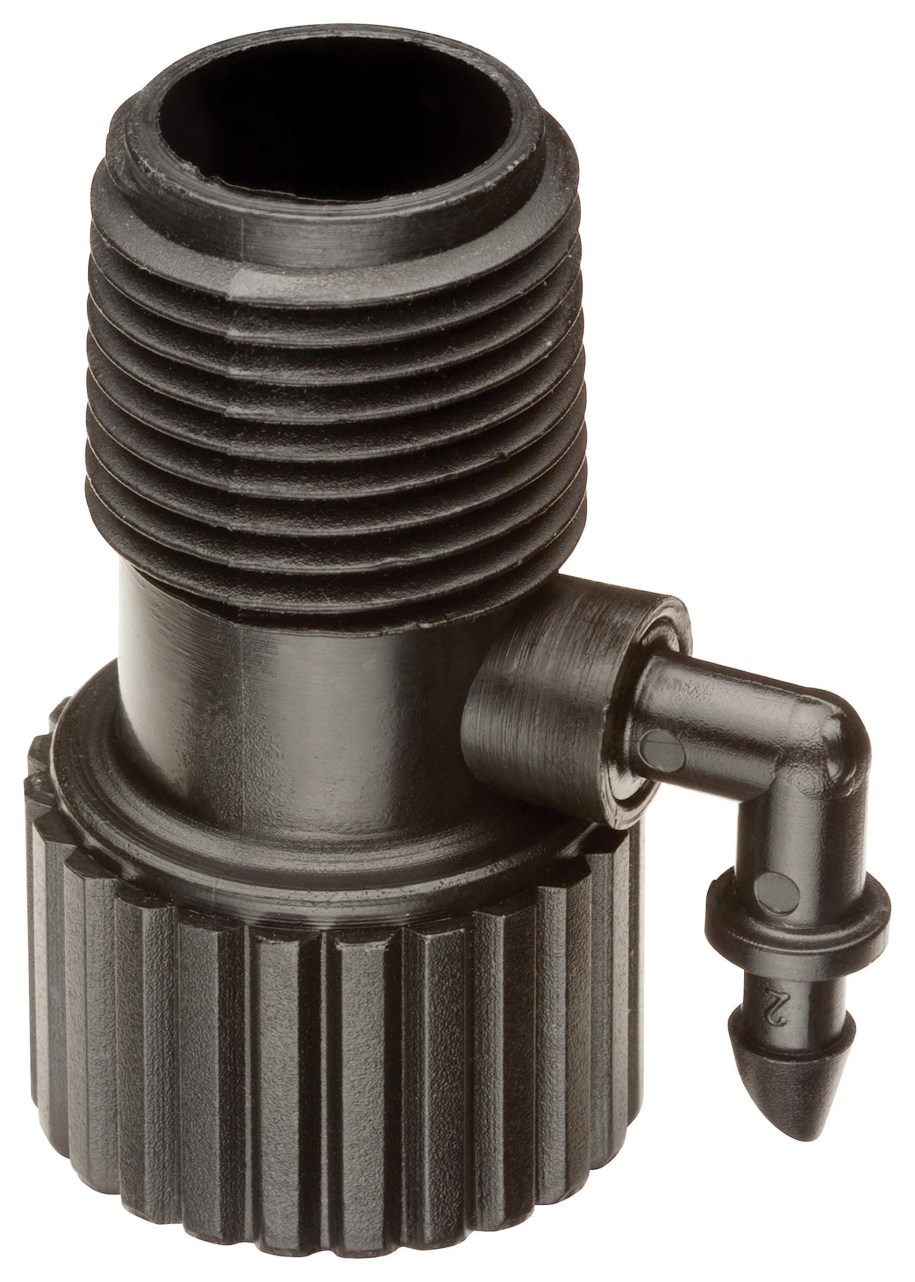 Rain Bird RISMAN1S Drip Irrigation Riser Adapter Drip and Sprinkler Watering, 1/2" Female Pipe Thread x 1/2" Male Pipe Thread x 1/4" Barbed End