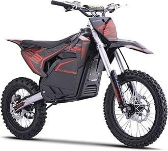 KOOZ 72v Pro 5000w Electric Dirt Bike for Adult,HP117E Electric-Motorcycle with 30AH Lithium Battery, Top Speed 50 MPH 40 Miles Range,Hydraulic Brakes Mountain Off-Road Ebike.