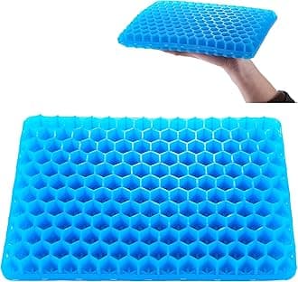 Gel Seat Cushion for Long Sitting - 10" x 7" x 1.4" (Mini) Gel Cushion for Kids, Pressure Relief Cushion for Chair