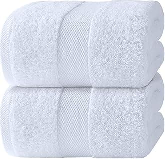 Luxury Bath Sheets Towels for Adults Extra Large 35x70 Inch - 700 GSM Turkish Cotton, Highly Absorbent | Hotel Collection | 2 Pack