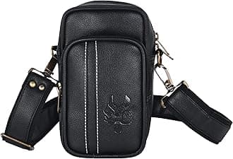 Pramadda Pure LuxuryITALIA Faux Leather Sling Messenger Bag for Men Women | Stylish Crossbody Chest Side Bag Men Travel | Mobile Cash Documents Passport Pouch | Corporate Gift Items.