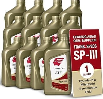 Automatic Transmission Fluid, 12pk - ATF Transmission Oil, Auto Transmission Fluid, Compatible with Hyundai, Kia
