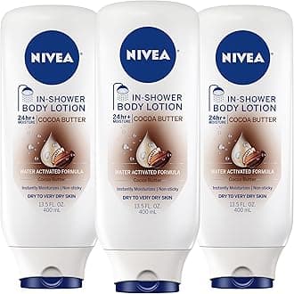 Body Cocoa Butter In Shower Lotion, Lotion for Dry Skin, 13.5 Fl Oz (Pack of 3)