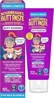 Butt Barrier Ointment, Rash Prevention, 4oz tube