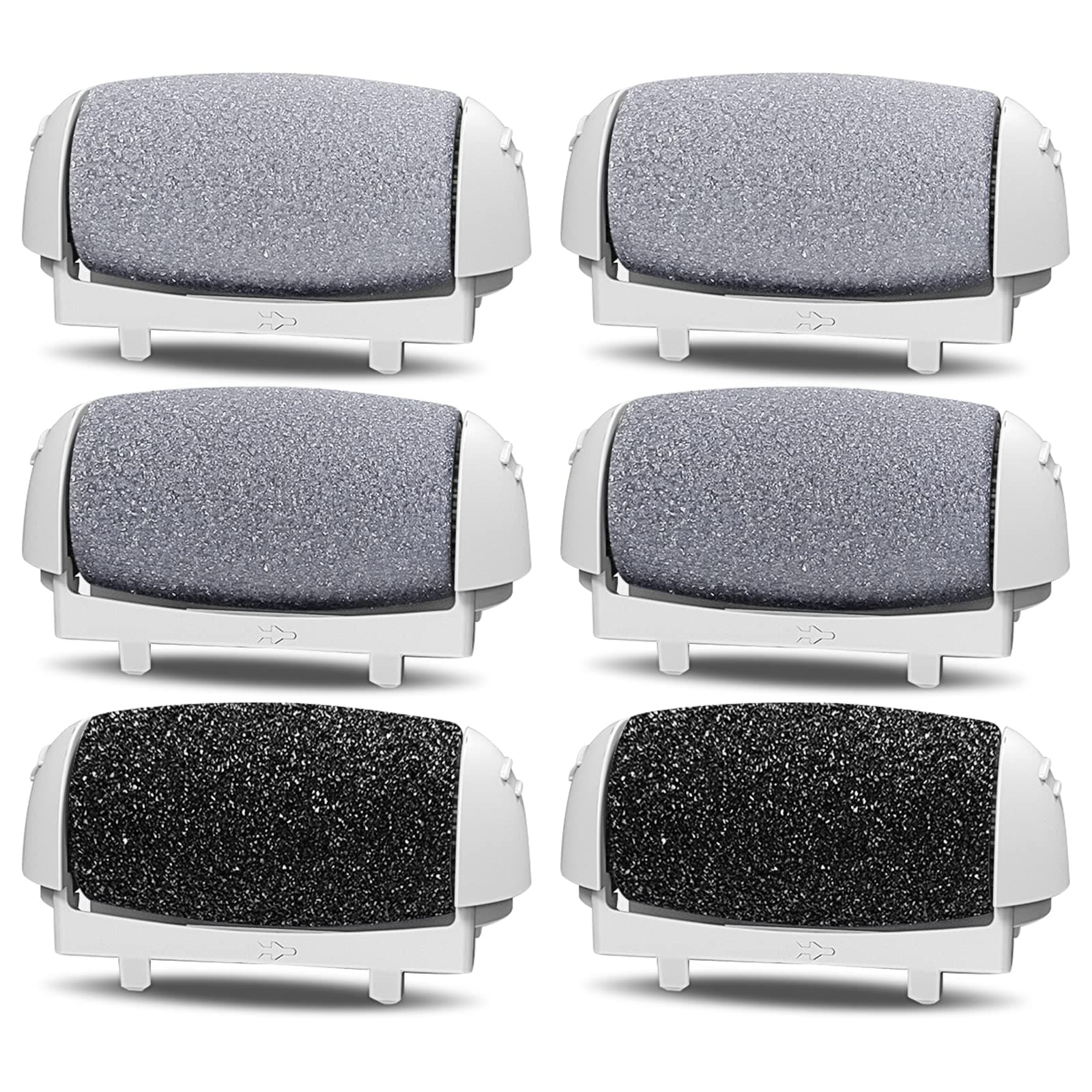 Callus Removers 6 Pack Replacement Rollers Heads