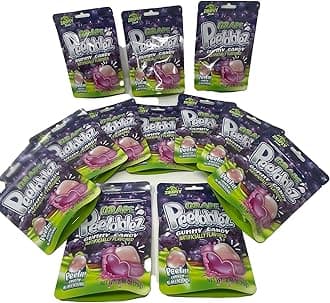 Peelable Grape Gummies Pack of 12 - Resealable 2.46 Oz Each, 3D Gummies, Grape Peeling Candy, Peelable Gummies Layered for Delicious Fruity Snack - Peelable Candy