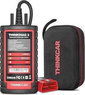 Thinkdiag2 All System Bidirectional Control OBD2 Diagnostic Scanner for iOS & Android, Bluetooth5.0 Intelligent Scan Tool with CAN-FD Protocol, AutoVIN, Active Test, 15+ Reset Functions, ECU Coding