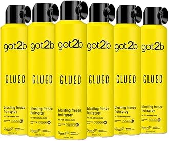 Glued Blasting Freeze Hairspray 300 ml, Glued Hairspray for up to 72h Ultra Strong Hold, Hairspray got2b, For Extreme Hairstyles, Vegan* Formula