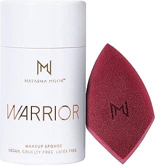 Makeup Blender “Warrior” - Velvety Microfiber, Premium, Vegan, Latex-Free - Ideal for Flawless Makeup Application, Undereye Concealing, Contouring - Beauty Blender Sponge for Blending